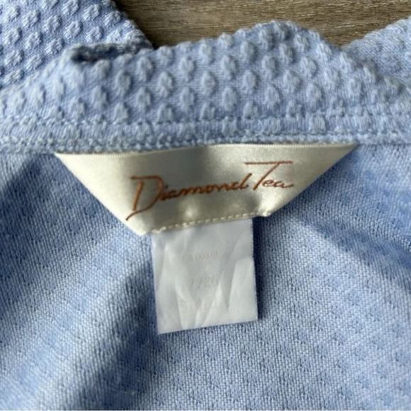 Vintage Diamond Tea Textured Zip Up Uniform Style Mini Dress - Picture 8 of 13